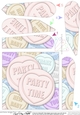 Party Time Sweet Heart Fan Pyramage Topper