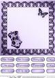 Elegant Boudoir Matching 8 x 8 Insert Panel and Greetings