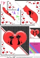 Kool Kats Purrfect Love Scallop Corner Side Stacker Topper