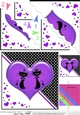Kool Kats Purrfect Love Scallop Corner Side Stacker Topper