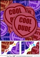 8 x 8 Cool Dude Sweet Heart Scalloped corner Topper