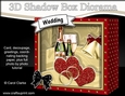3D Romantic Diorama Shadow Box Card Mini Kit - Wedding & Romance