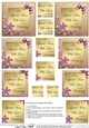 Floral Elegance MAM Birthday Pyramage sheet