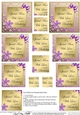 Floral Elegance MAM Birthday Pyramage sheet