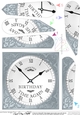 Birthday Clock Fan Pyramage Topper