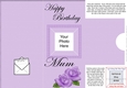 Add a Photo Mum Birthday Roses with easy fold frame