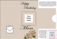 Add a Photo Mum Birthday Roses with easy fold frame