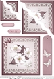 Apple Blossom Quick Card Wavy Corner side stacker Topper