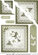 Apple Blossom Quick Card Wavy Corner side stacker Topper