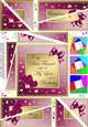 To My Dear Fiancee on Your Birthday Quick Card with Twisted Spiral Side Stacker
