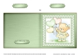 Cute Hunney Bear Rosie has a Bunch of Balloons - Quick Cut and Fold Card
