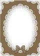 A4 Pearls and Lace Card Front