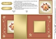 Flowers and Pearls No-hole Fold Back Card