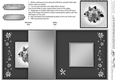 Flowers and Pearls No-hole Fold Back Card