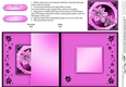 Clematis No-Hole Fold Back Card