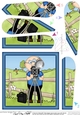 Old Man Bert the Photographer Fan Pyramage Topper