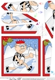 Christmas Old Man Bert plays Rugby Fan Pyramage Topper