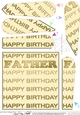 Birthday FATHER Fan Pyramage Topper