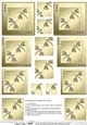 Diamante Dragonflies Pyramage Sheet