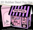 3D Shoppe Pop Up Rubber Band Card Kit  -  The Wine Box Wine Bar