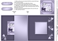 Daisies on Metallic Lace No-Hole Fold Back Card