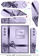 Elegant Flourish Quick Card with Fan Pyramage Topper