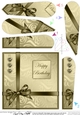 Elegant Flourish Quick Card with Fan Pyramage Topper