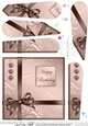 Elegant Flourish Quick Card with Fan Pyramage Topper