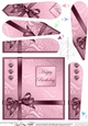 Elegant Flourish Quick Card with Fan Pyramage Topper