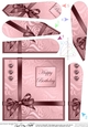 Elegant Flourish Quick Card with Fan Pyramage Topper
