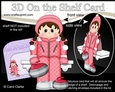 3D On the Shelf Card Kit - Winter Sports Branda goes Curling