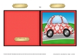 Floral Funky Car Quick Cut and Fold Card