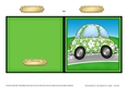 Floral Funky Car Quick Cut and Fold Card