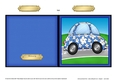 Floral Funky Car Quick Cut and Fold Card