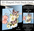 3D Shaped No-Hole Fold Back Mini Kit - Birdcage, Yellow Blossoms, Butterflies & Lace 