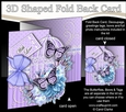 3D Shaped No-Hole Fold Back Mini Kit - Birdcage, Blue Blossoms Butterflies & Lace 