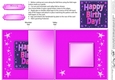 Happy Birthday No-Hole Fold Back Card