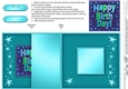 Happy Birthday No-Hole Fold Back Card