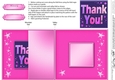 Thank You No-Hole Fold Back Card