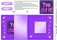 You Did It! No-Hole Fold Back Card
