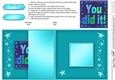 You Did It! No-Hole Fold Back Card