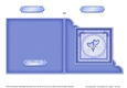 Adorable Romantic Love Hearts Quick Cut & Fold Corner Card