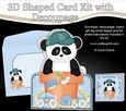3D Shaped Card Kit - Flowerpot Friends - Cute Little Chi Chi