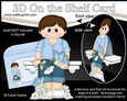 3D On the Shelf Card Kit - Little Teen Arnie has Butterflies & Flowers