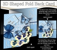 3D Shaped No-Hole Fold Back Mini Kit - Birdcage, Blue Pansies, Butterflies & Lace 