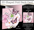 3D Shaped No-Hole Fold Back Mini Kit - Birdcage, Rose Bouquet, Butterflies & Lace 