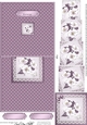 Apple Blossom No-Hole Easy Over the Edge Card & Spiral Pyramid Topper