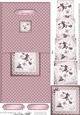 Apple Blossom No-Hole Easy Over the Edge Card & Spiral Pyramid Topper
