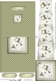 Apple Blossom No-Hole Easy Over the Edge Card & Spiral Pyramid Topper