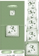 Apple Blossom No-Hole Easy Over the Edge Card & Spiral Pyramid Topper